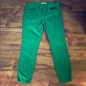 Madewell Green Skinny Ankle Pants